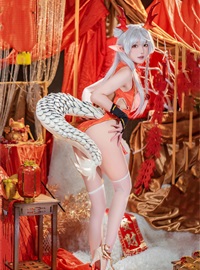 Abao is also a bunny girl NO.084, celebrating the Chinese New Year with the Dragon Sister(43)